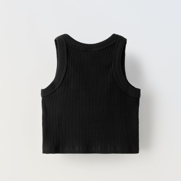 Racer back rib tank top - Picture 1 of 2